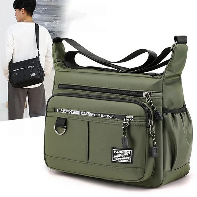 Męskie Messenger torby na ramię Crossbody mężczyźni mała chusta paczka do pracy biznes wodoodporny Oxford pakiety tornister torebka
