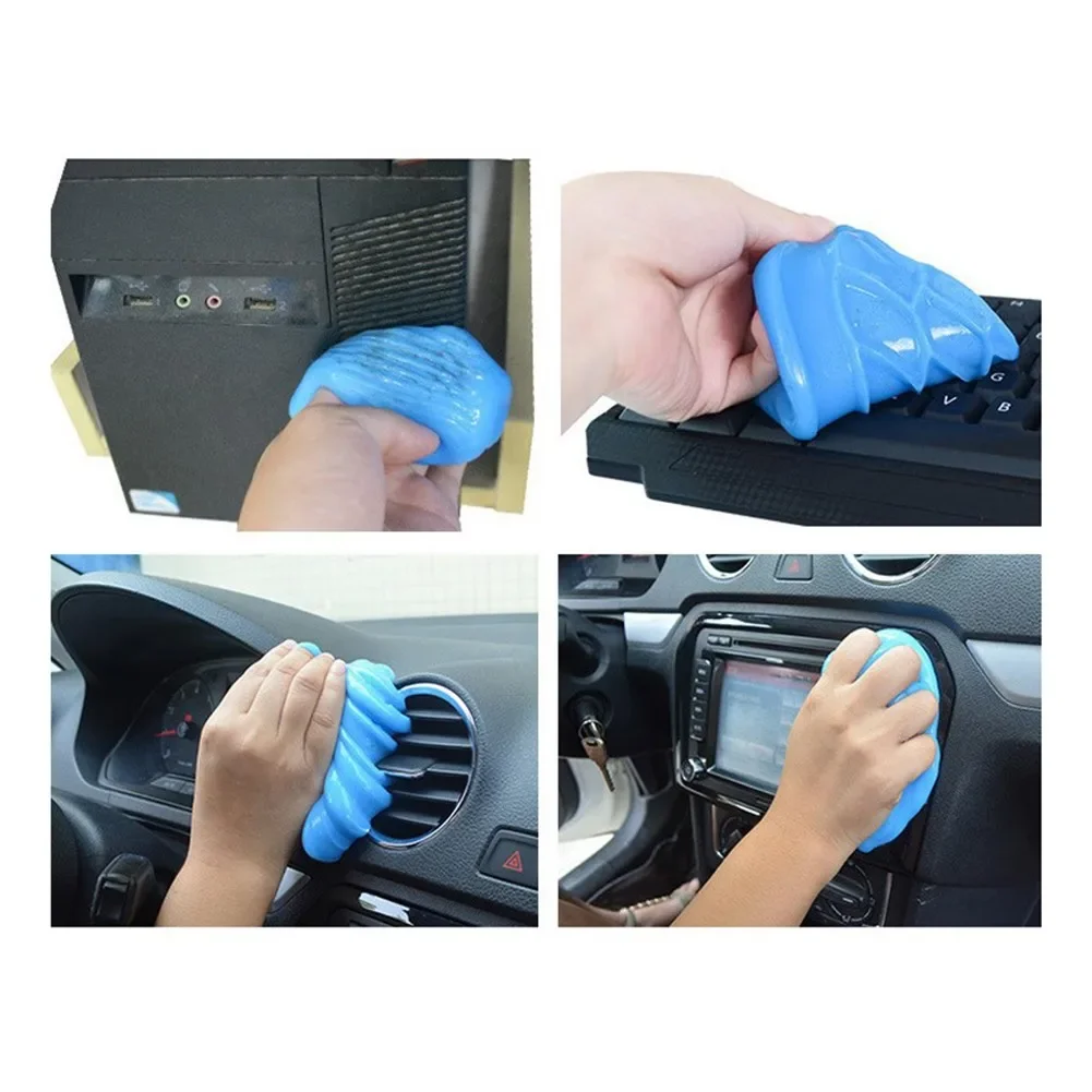 70g Super Auto Car Cleaning Pad Glue Powder Cleaner Dust Remover Gel Home Computer Keyboard Clean Tool Dropship