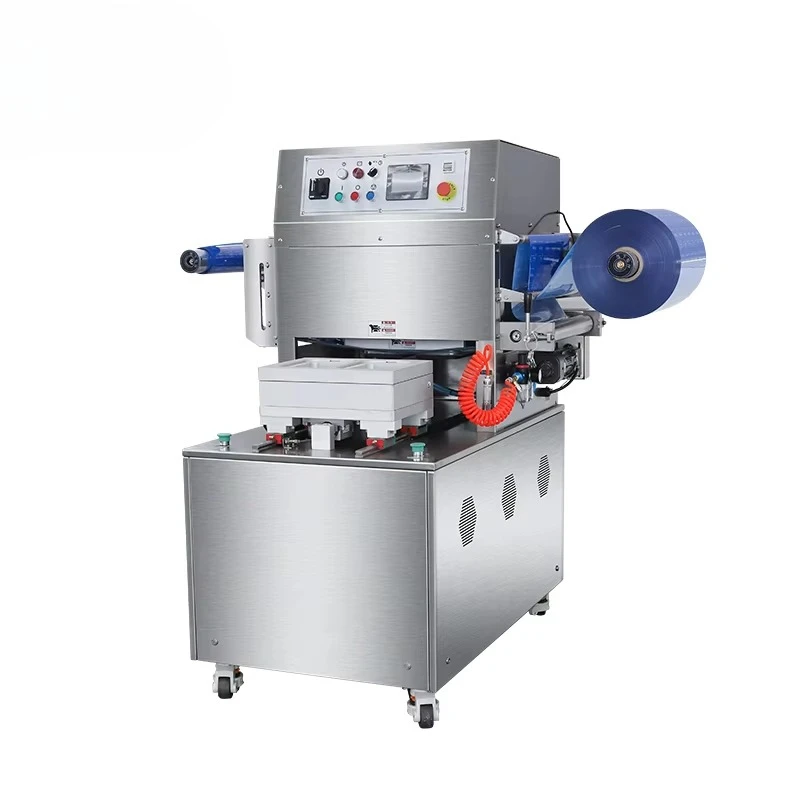 Vacuum Sealing Machine with Automatic Gas Flushing Tray Sealer for Food Packaging High Quality Preservation