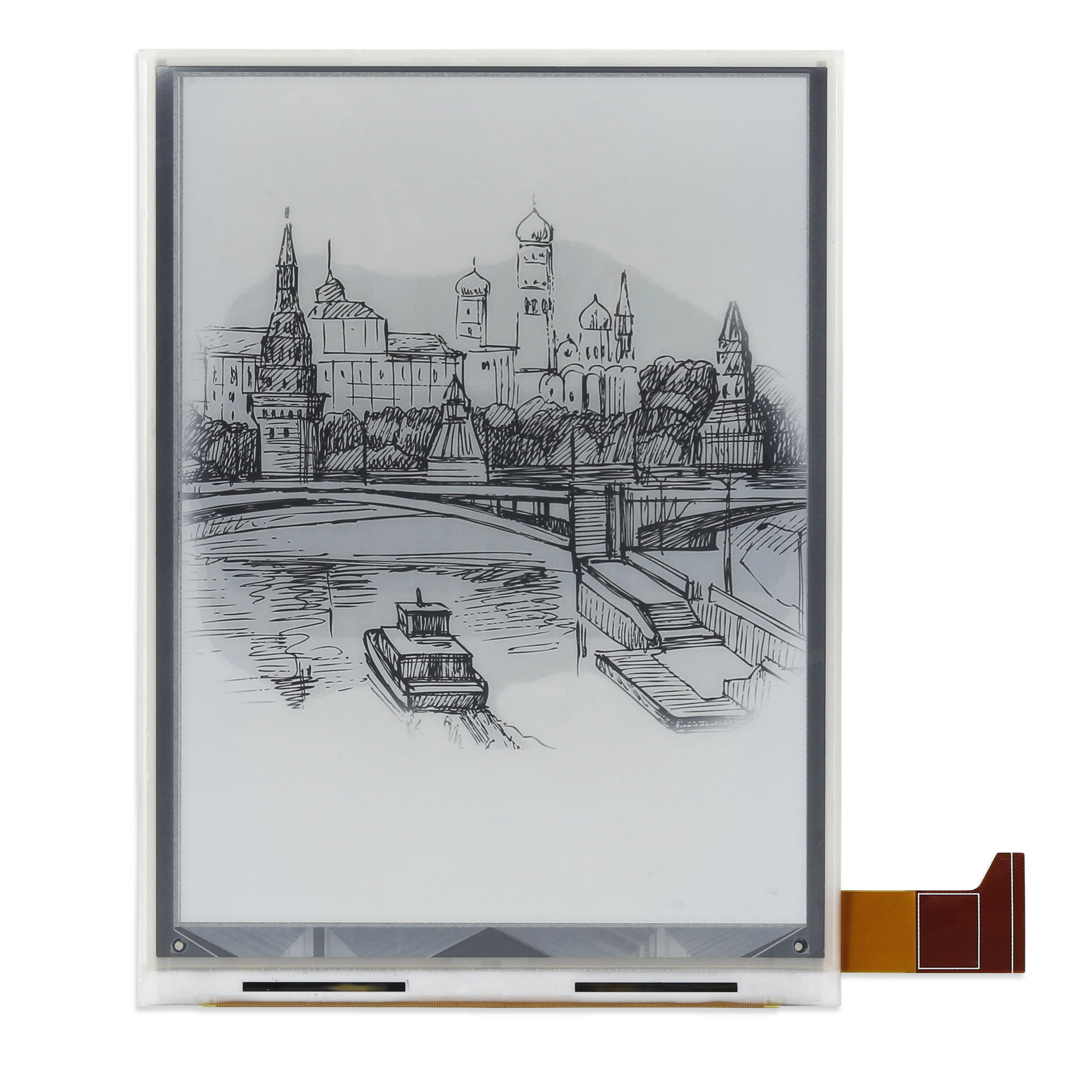 

Новый 6-дюймовый E-ink дисплей ED060KC6 1440X1072 без сенсорного управления и подсветки