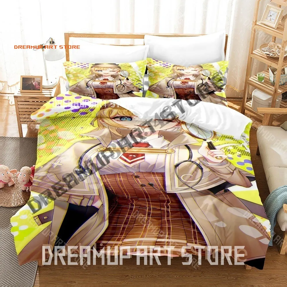 2026 3D Print Watson Amelia Bedding Set Single Twin Full Queen King Size Bed Set Adult Bedroom Duvetcover Sets Anime Bed Sheet S