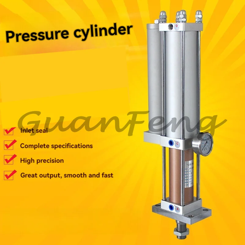 Hydraulic cylinder pneumatic booster punch gas-liquid booster cylinder