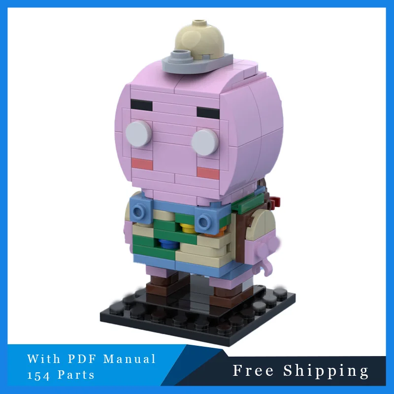 154 parti MOC carino scout naturale mattoni modello regalo di compleanno di Natale educazione fai da te blocchi di costruzione assemblati giocattolo per le ragazze dei ragazzi