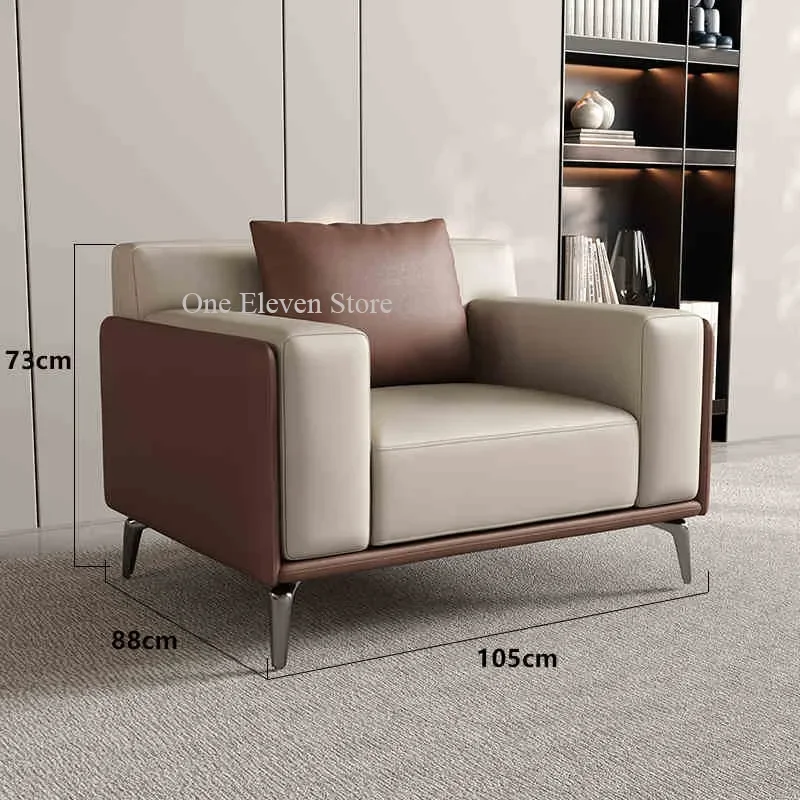 Mobili per ufficio moderni divano singolo divano divani 1 persona commerciale migliori offerte di lusso Canape Pouf Living Couches reclinabile One