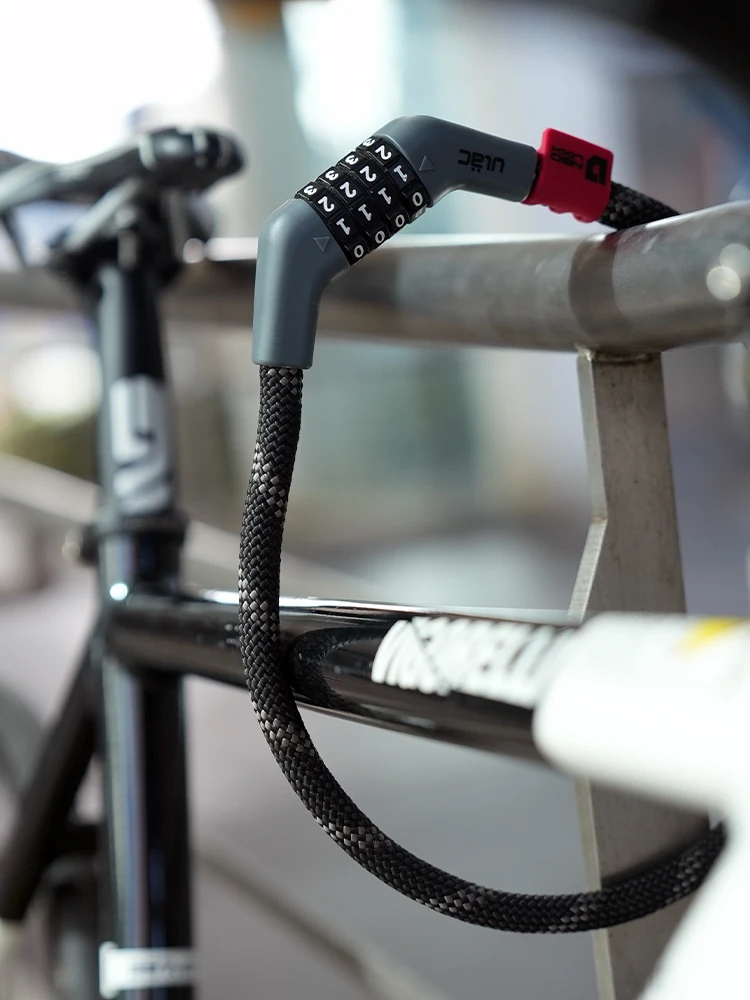AliExpress NONE ULAC Bike Cable Lock MTB Road Bike Anti-theft Safety 4 Digit Password Bicycle Locks for Scooter Motorcycle Bike Accessories