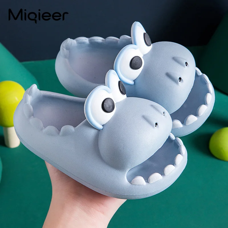 

Children Home Slipper 3D Dinosaur Non Slip Cute Animal Anti Collision Girls Boys Kids Indoor Slides Toe Protection Baby Shoes