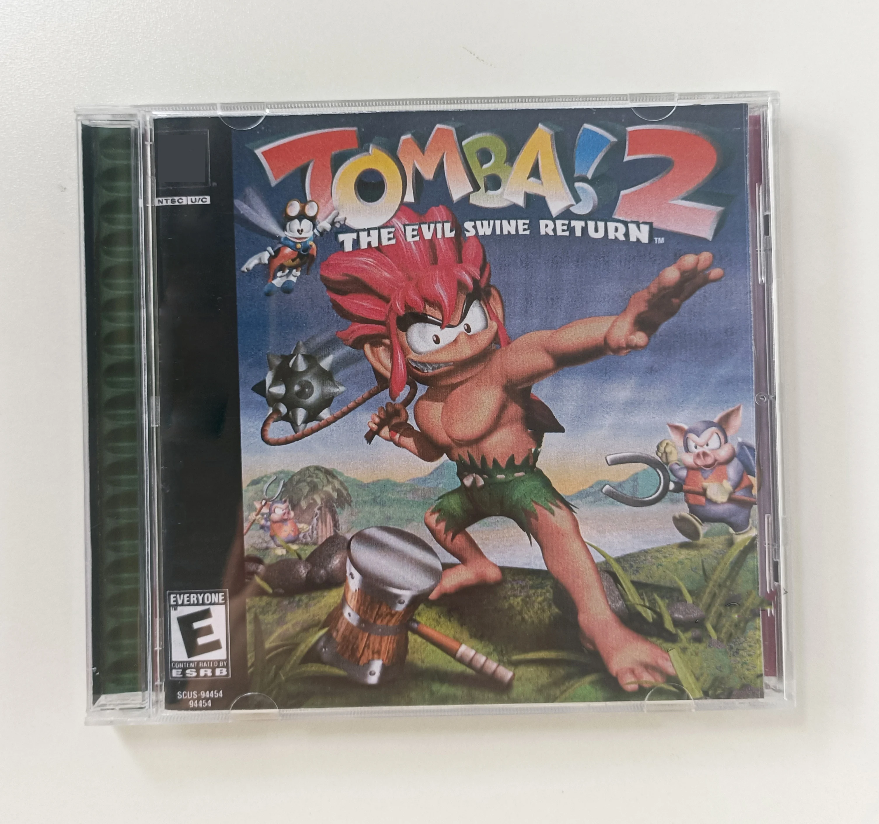 

PS1 Tomba 2 With Manual Copy Game Disc Modded Console Station1 Retro Optical Driver Video Game Parts