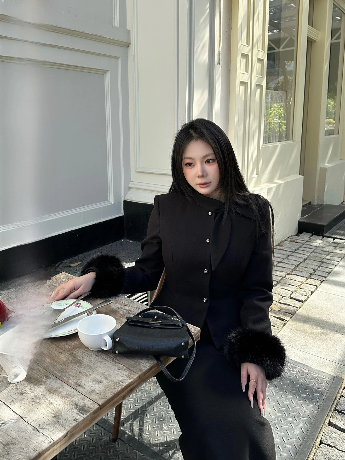 

Комплект из двух предметов для полных женщин: пиджак и юбка-трапеция в корейском стиле, повседневная рабочая одежда