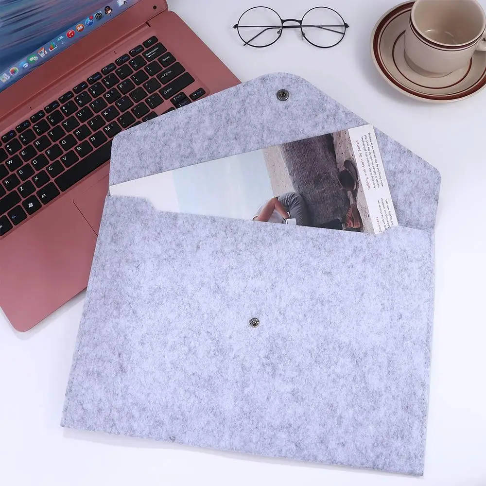 Bolsa de suministros escolares, contenedor de facturas, bolsa de archivos, organizador de documentos, carpetas de archivos de fieltro A4, maletín de oficina