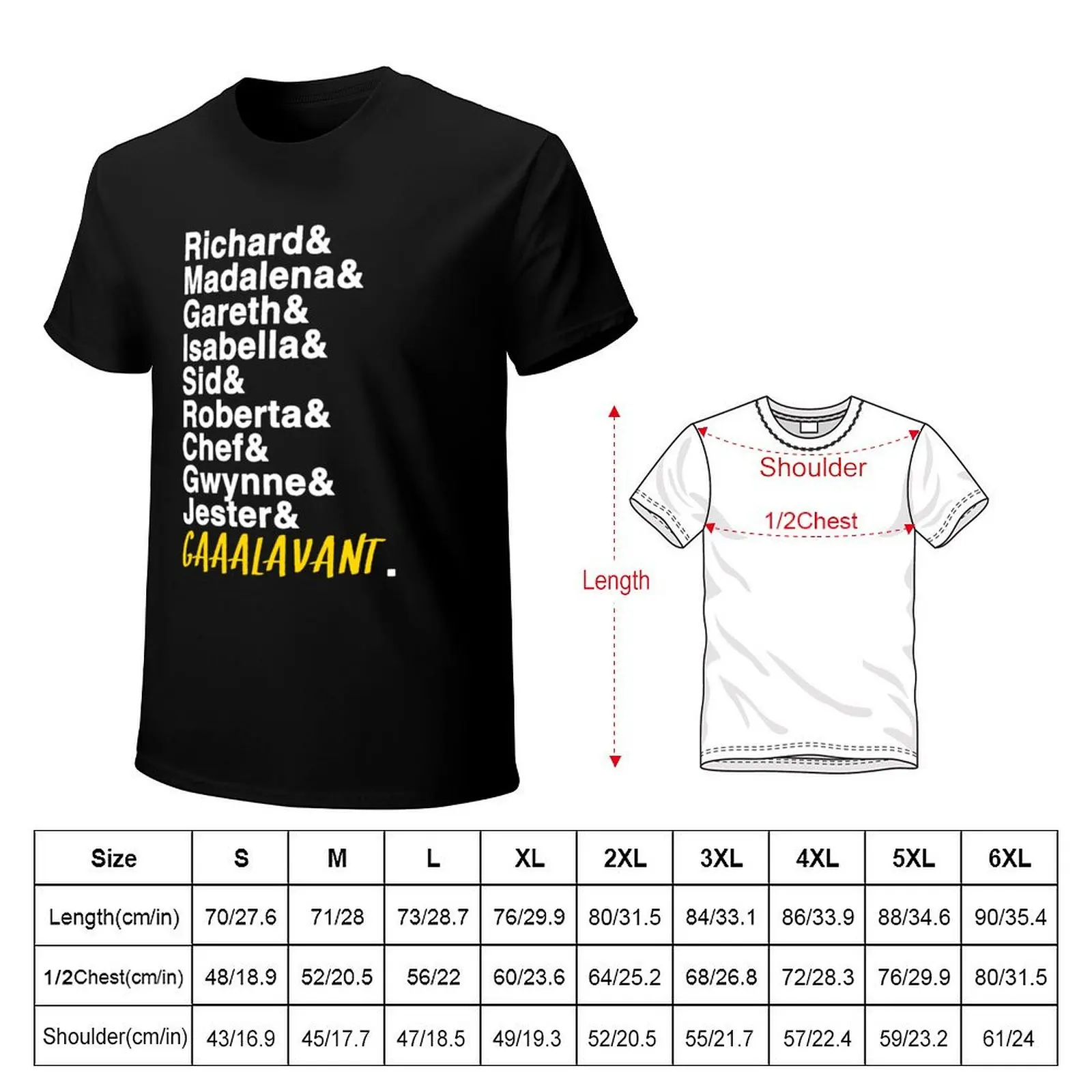 This amazing show known as Galavant T-Shirt Anti-Pilling Casual T-Shirt