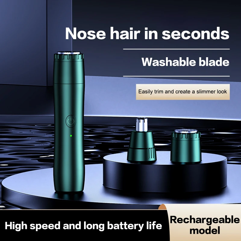 1Pcs Charging Electric Nose Hair Trimmer Men And Women Mini Portable Electric Ear Hair Trimmer Face Eyebrow Mustache Clipper