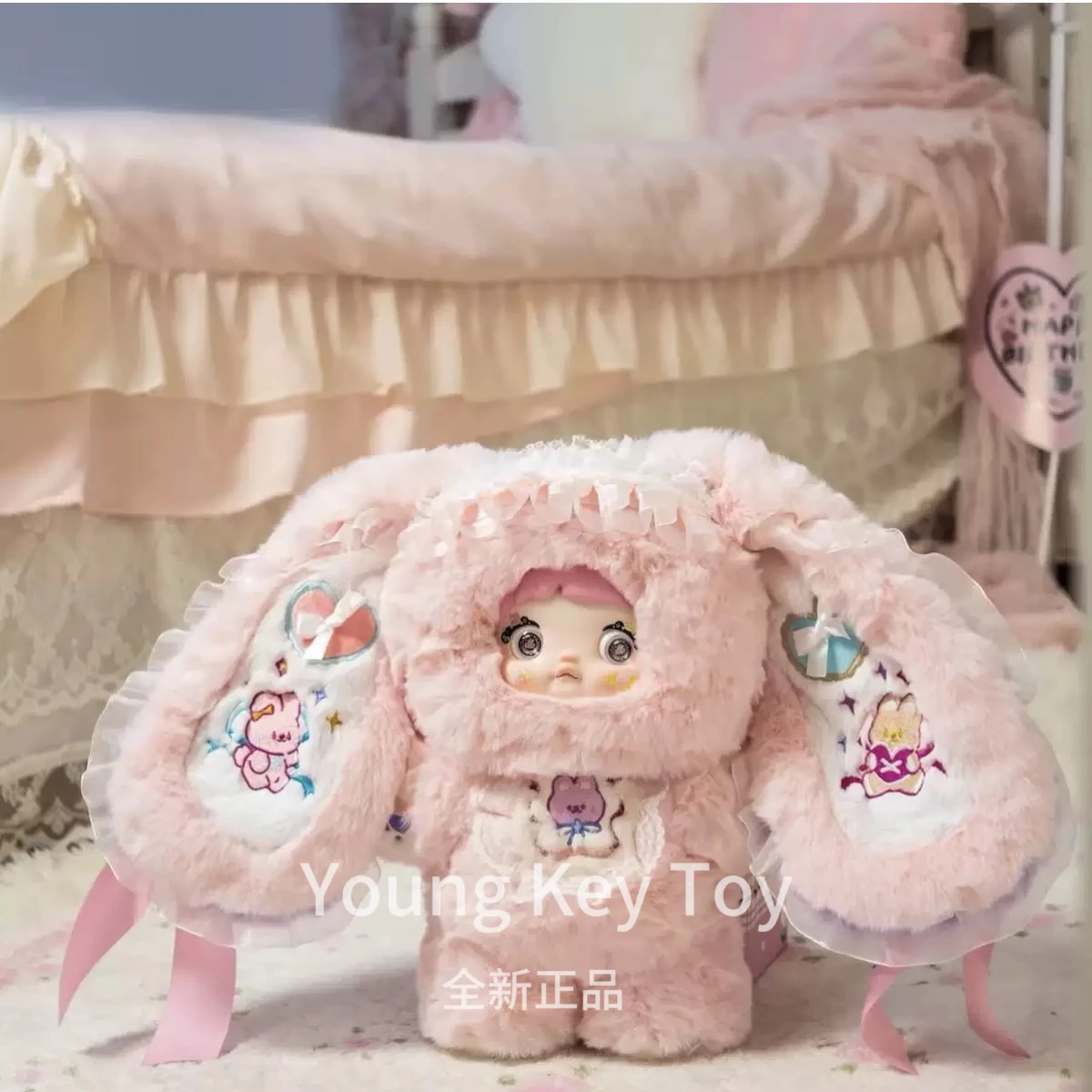 Echte 400% Baby Drie Zeldzame Limited Edition Stijl Serie Blind Box Sleutelhanger Pop Verzamel Rugzak Hanger Meisje Verjaardagscadeau