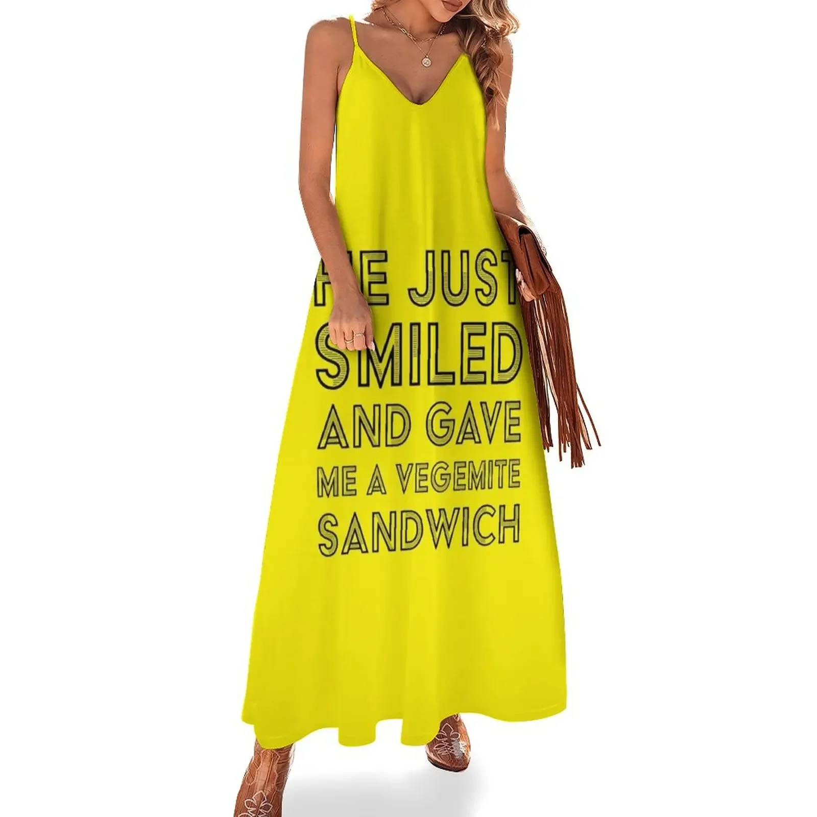 

Vegemite Sandwich Down Under Sleeveless Dress women's clothing trend 2025 Woman clothing women party dresses Prom gown