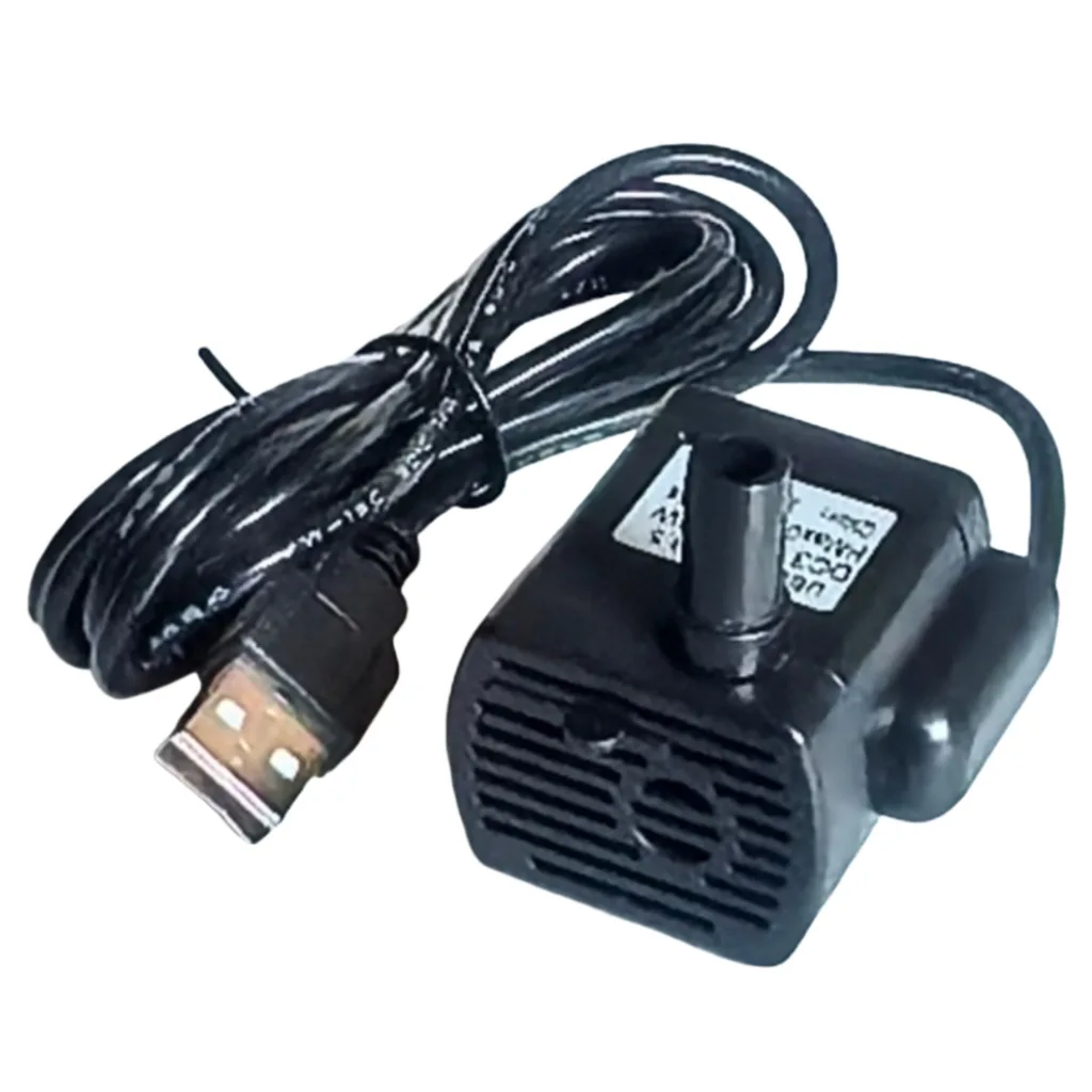 2pcs Fish tank micro USB water pump, cooling cycle silent brushless DC pump