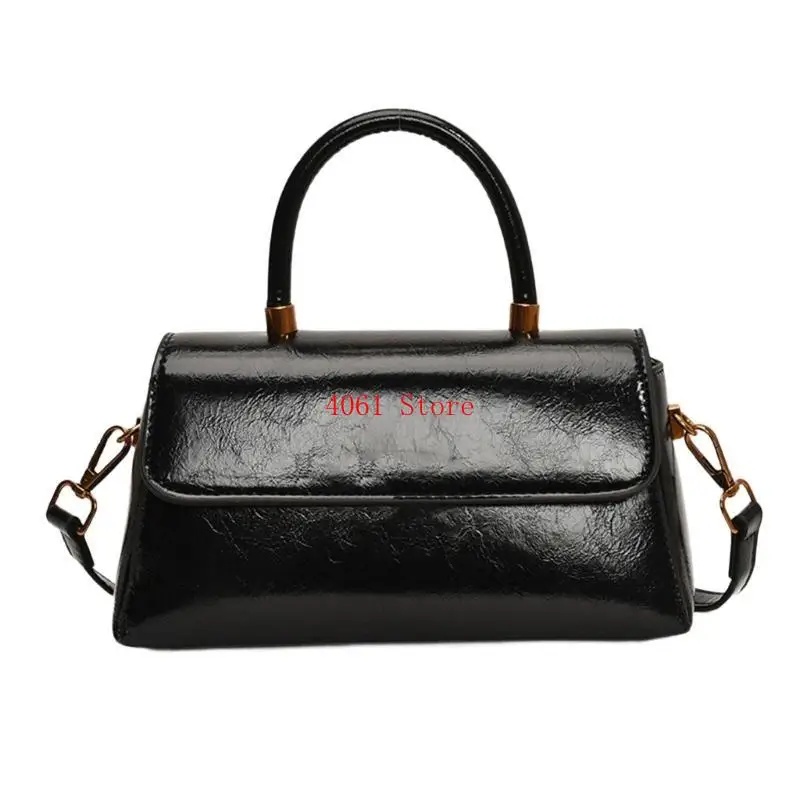 

Elegant Commuters Handbag PU Leather Shoulder Purse Small Square Crossbody Bag for Everyday Use and Travel