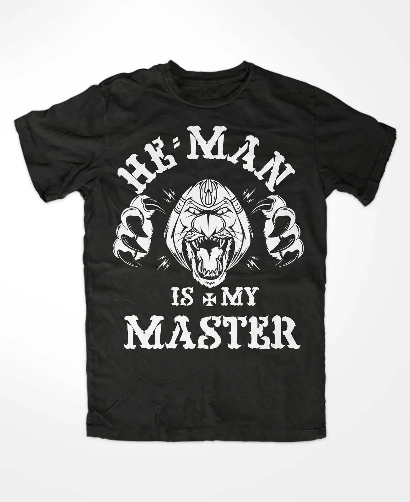 He-Man Is My Master T-Shirt 100% Cotton O-Neck Short Sleeve Casual Mens T-shirt Worship, Universe, Snake Mountain, Eternity