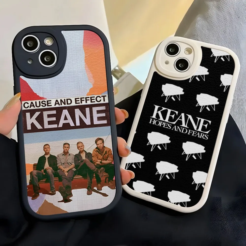 Чехол для телефона музыкальный KEANE для Iphone 15 14 Pro Max 13 12 11 Mini X Xr Xs 8 7 Puls, силиконовый чехол из овечьей кожи