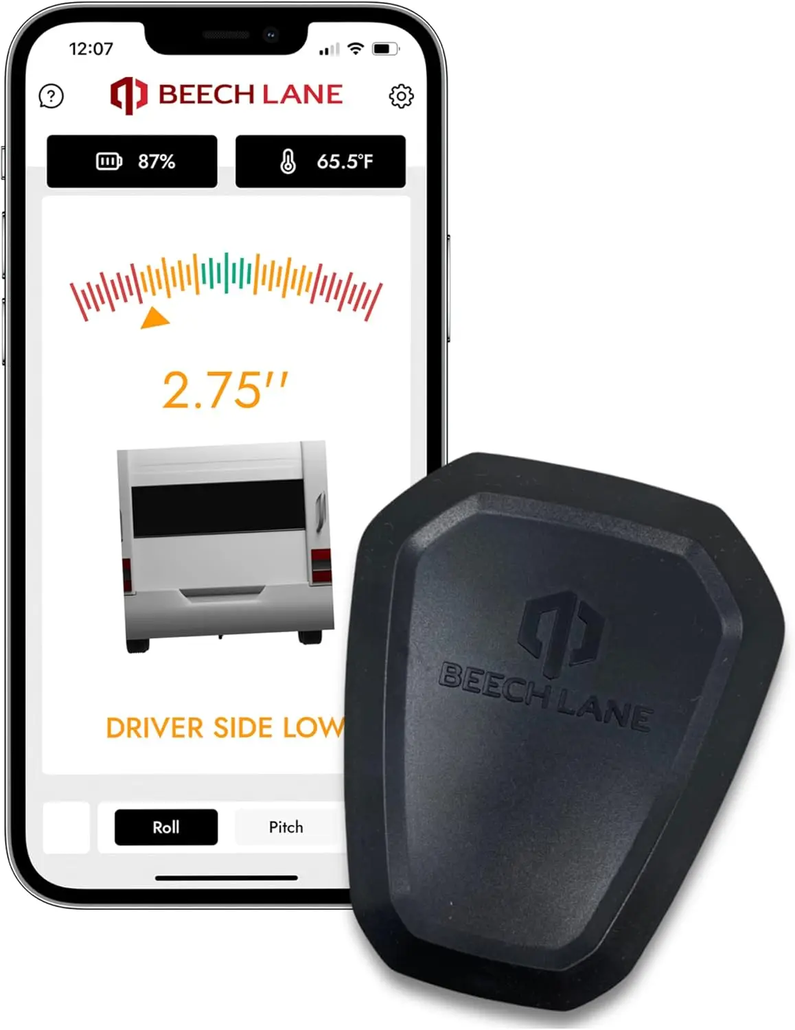 

Beech Lane Wireless RV Leveling System,User-Friendly Phone App With Real-Time Precise Leveling Measurements