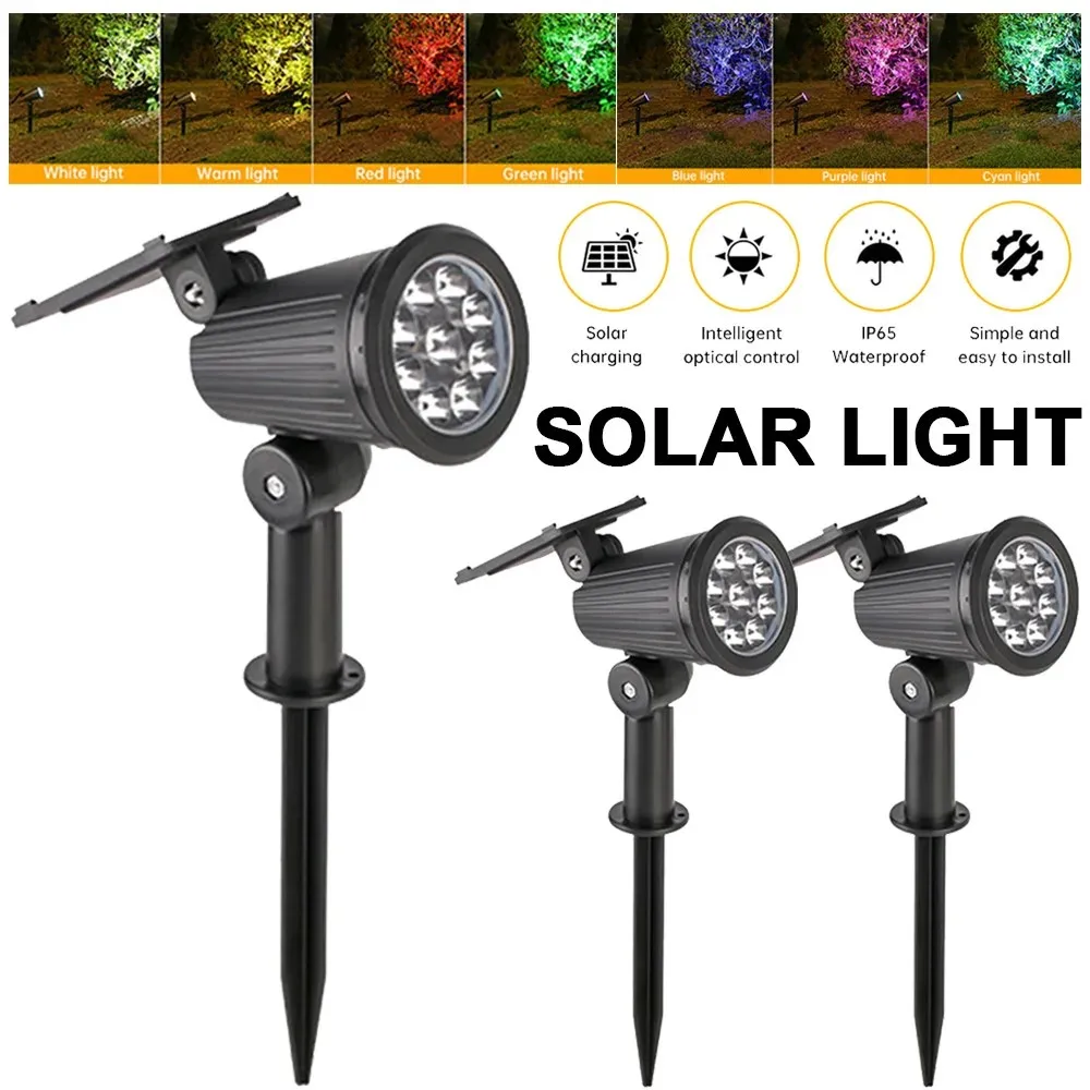 9 Leds Solar Spotli… - image