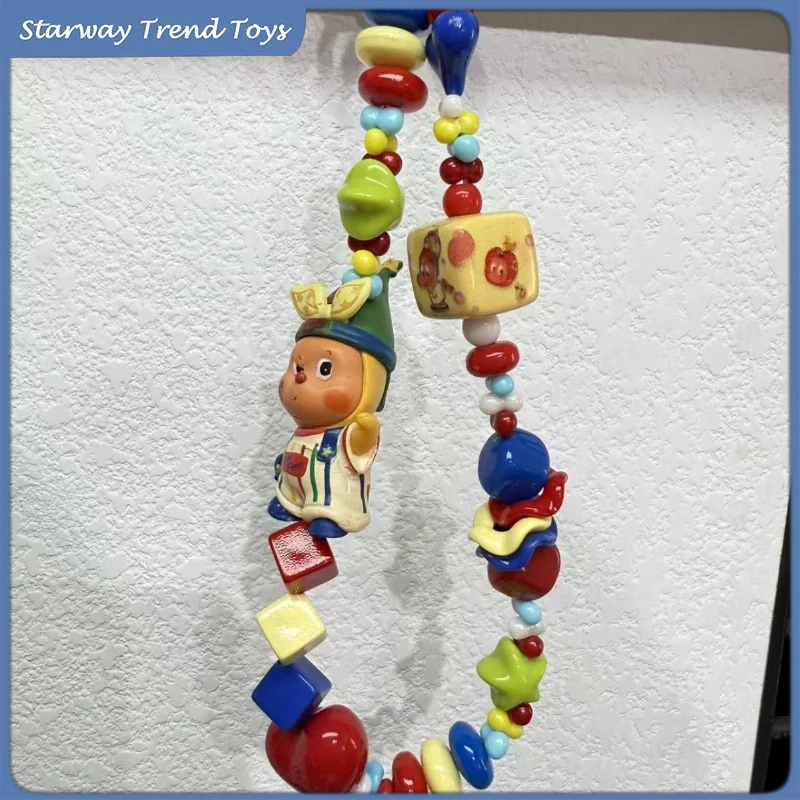 

Creative Cartoon Star Figure Beads DIY Phone Lanyard Vintage Keychain Bag Charm Pendant for Women Girls Gift