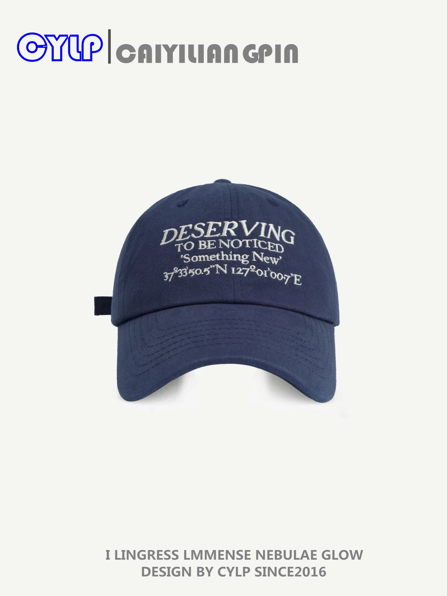 

Fashion Casual Letter Embroidery Baseball Cap Face Slimming Simple Versatile Duckbill Cap Men Trendy