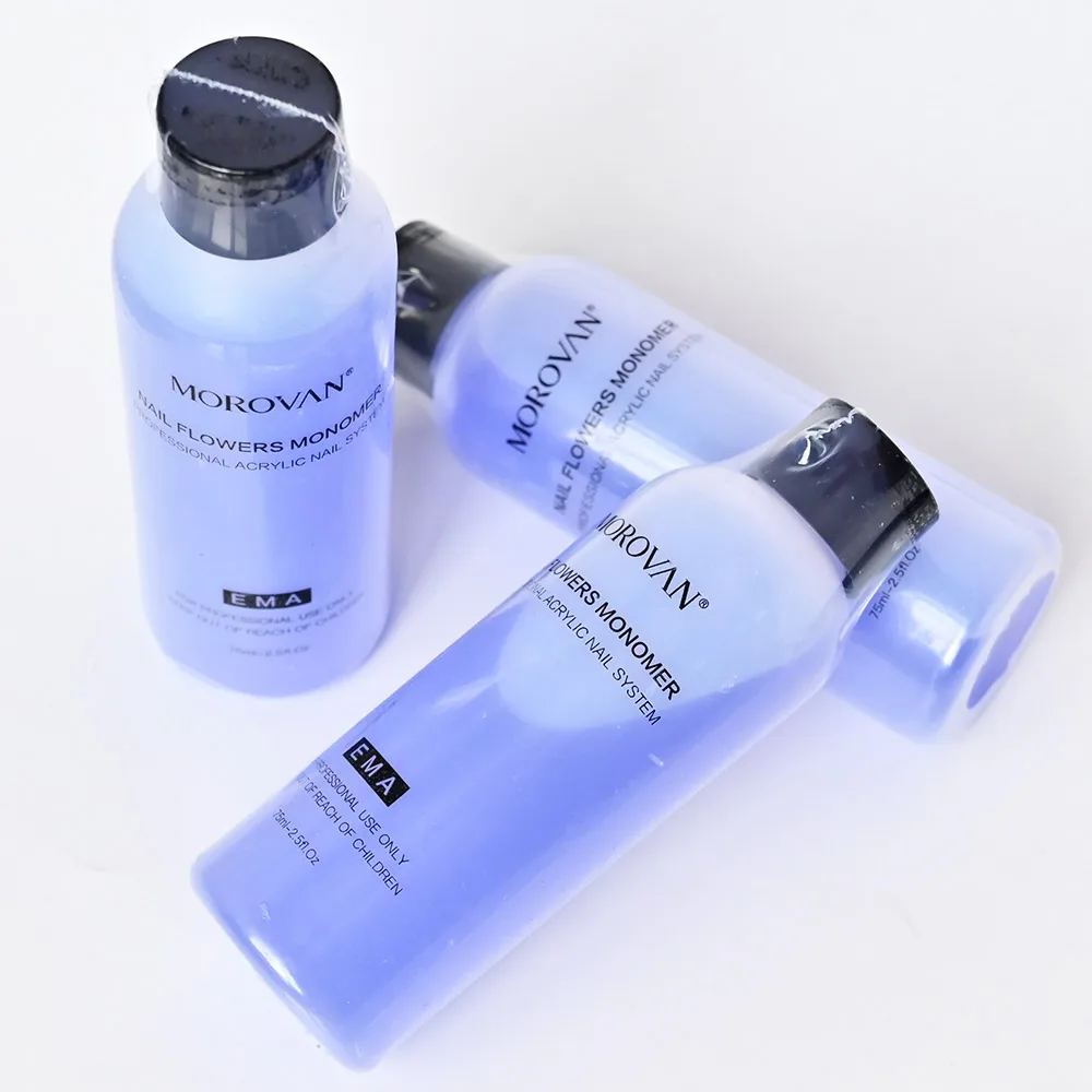 1 Flasche 75 ml EMA Acryl-Flüssigkeitsmonomer Nail Art Carving Extension für Acrylpulver Maniküre Builder Tips Acryl-Nagelflüssigkeiten