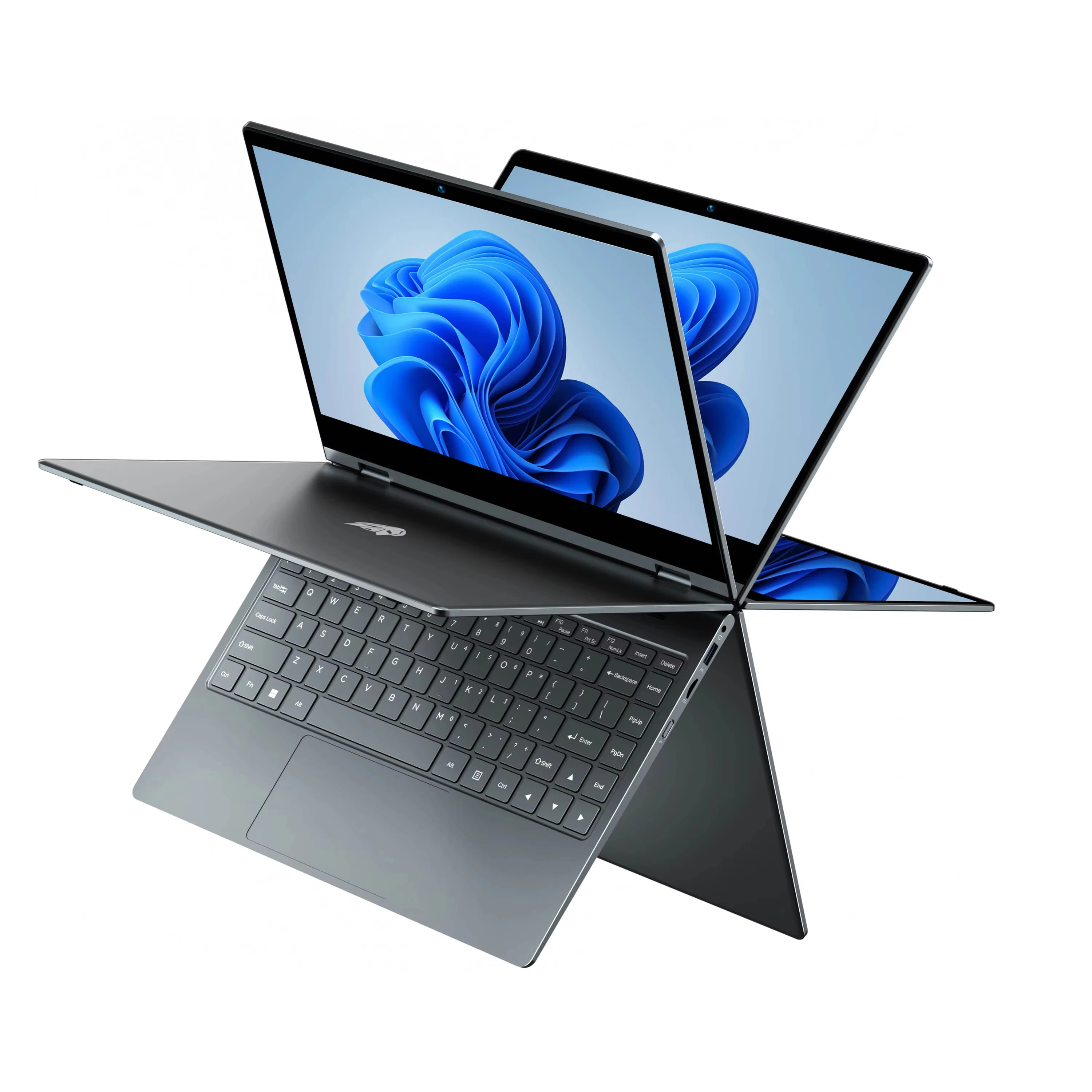 BMAX-laptop 14 inch touchscreen 16 GB RAM 512 GB SSD Intel N150 1920 * 1080 IPS 360 ° Converteerbaar Windows 11-notitieboekje