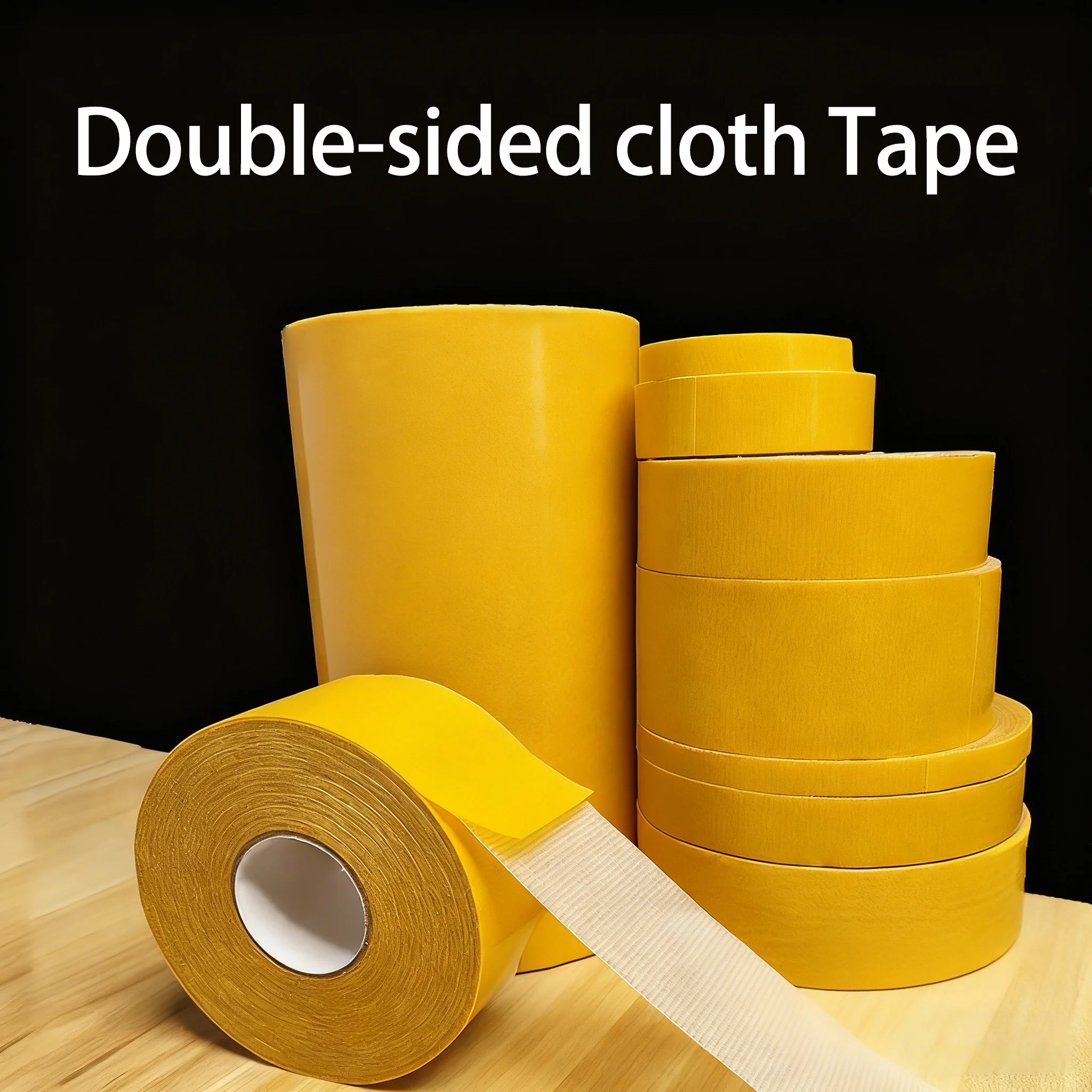 

10M Mesh Double-Sided Tape, Super Strong Adhesion, Transparent, No-Trace Cloth Base, High Viscosity, Carpet Fixing, Waterproof