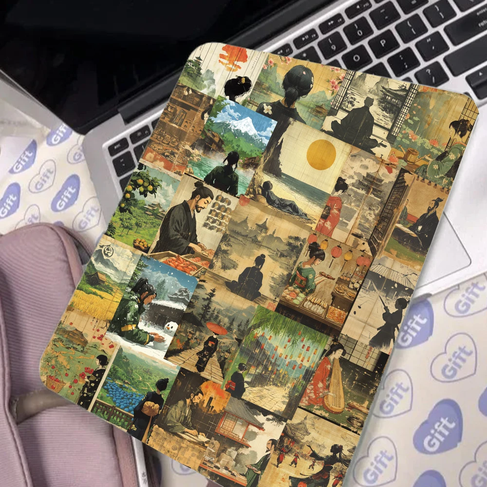 50pcs Retro Classic Japanese Geisha Stickers Laptop Bicycle Guitar Skateboard Sticker Kid DIY Graffiti Waterproof Stickers