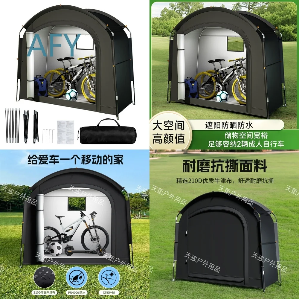 Foldable Outdoor Bike Tent for Camping Hiking Travel Storage Portable Large Capacity Shelter Waterproof UV Resistant