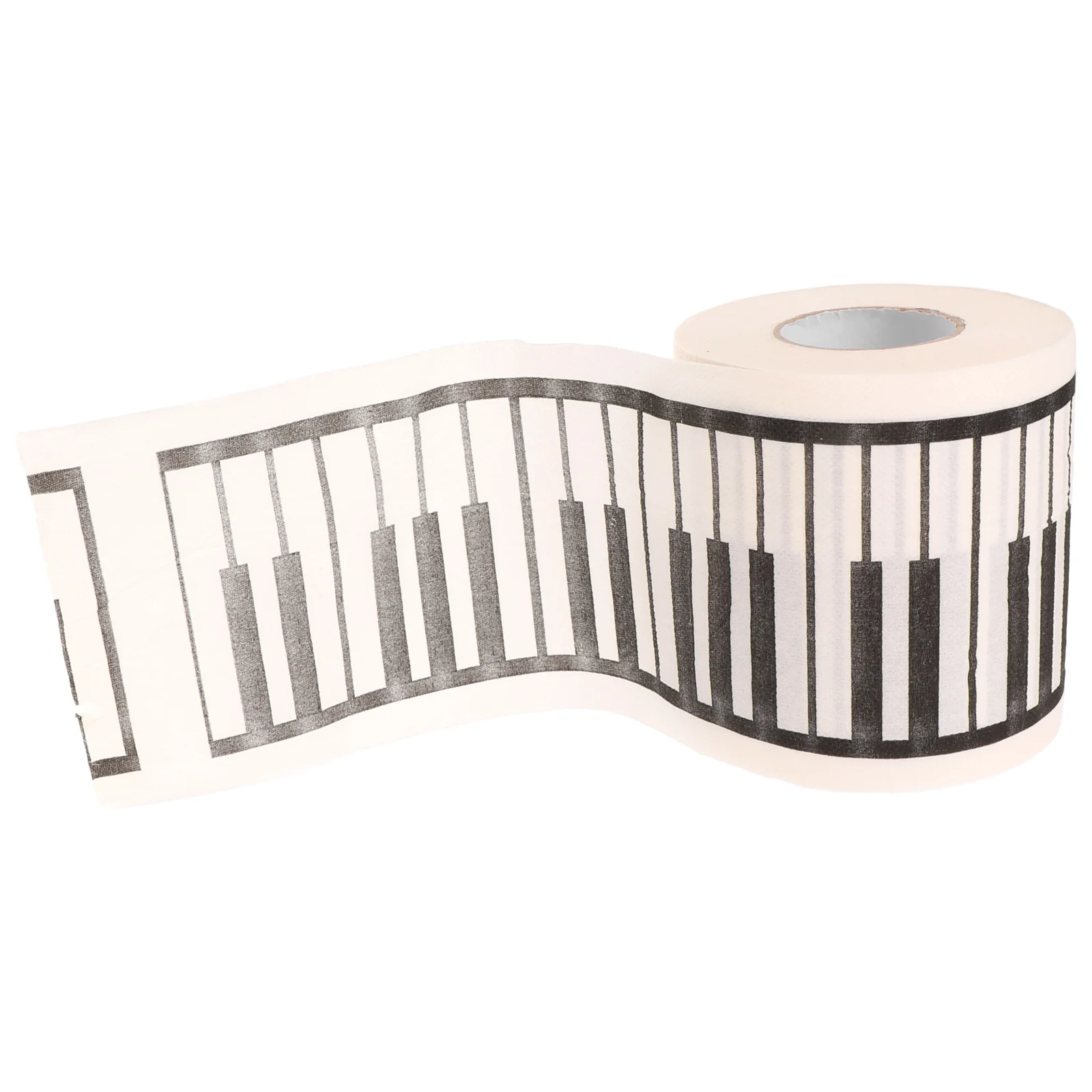 Papel higiénico para piano impreso, toallas de mano, servilletas de papel, tejido con patrón decorativo