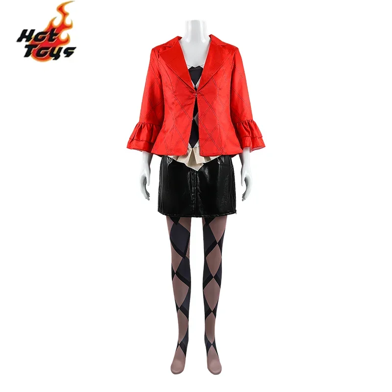 أزياء ليدي جوكر المهرج غاغا التأثيرية أزياء نسائية على شكل هارلي نوفو فيلم دي الهالوين رداء Canarval imbibée أنيمي 2024