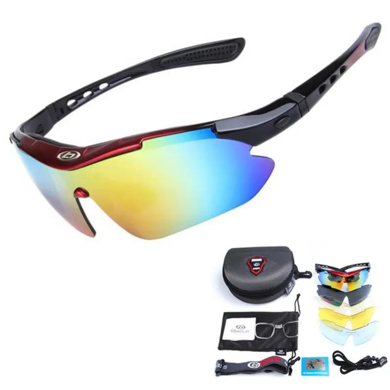 Tactical Polarized Shooting Glasses for Men Airsoft Glasses With Myopia Frame Camping Hiking Cycling Sports Eyewear - view 3