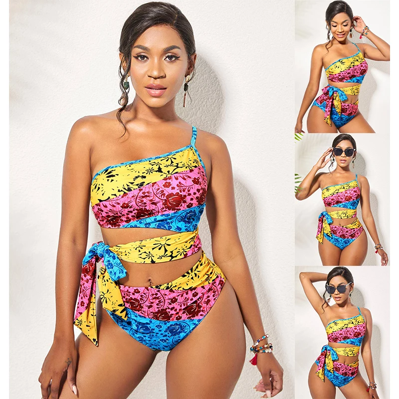 

2023 New Fashion Swimwear Two Piece Beach Swimwear Women's Summer Bikini Women's New Design Printed Bikini Sexy Swimwear