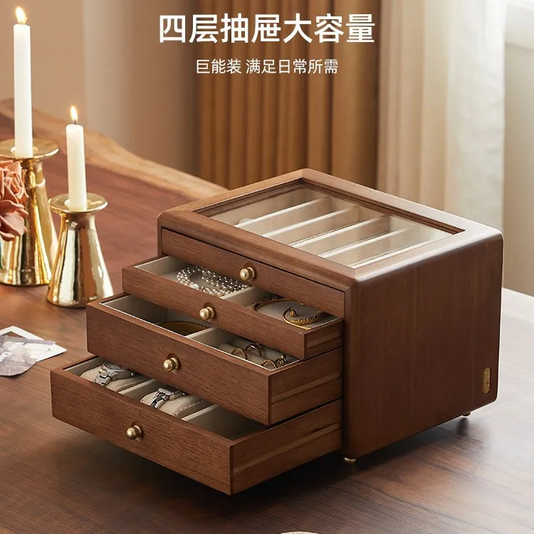 대용량 다층 보관함 귀걸이 목걸이 보석 항산화