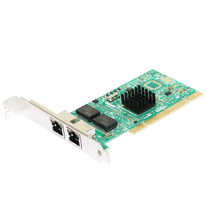 Intel I82546 독립 MAC 1000Mbps 소프트 라우팅용 PC/서버용 듀얼 포트 기가비트 PCI 이더넷 카드