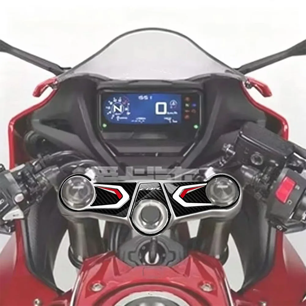 3D Carbon Fiber Exterior Three-Point Impact Protection stickers Suitable for Honda CBR650R Models from 2019 to 202