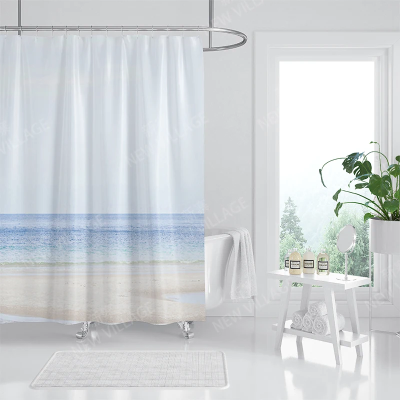 Waterproof fabric shower curtain Bathroom curtain accessories 180x200 Bath curtain for shower 240*200 nordic boho decor 240x200