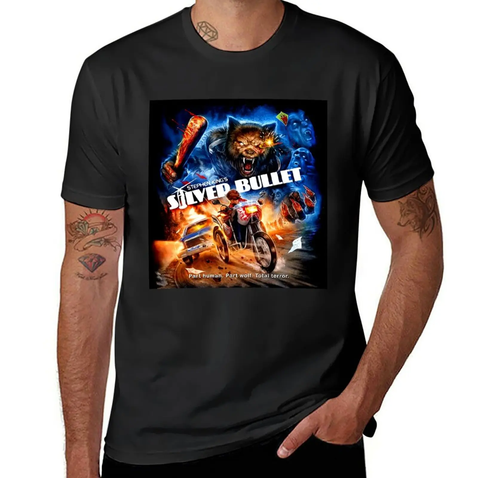 New Silver Bullet T-Shirt man clothes blondie t shirt tops mens cotton t shirts