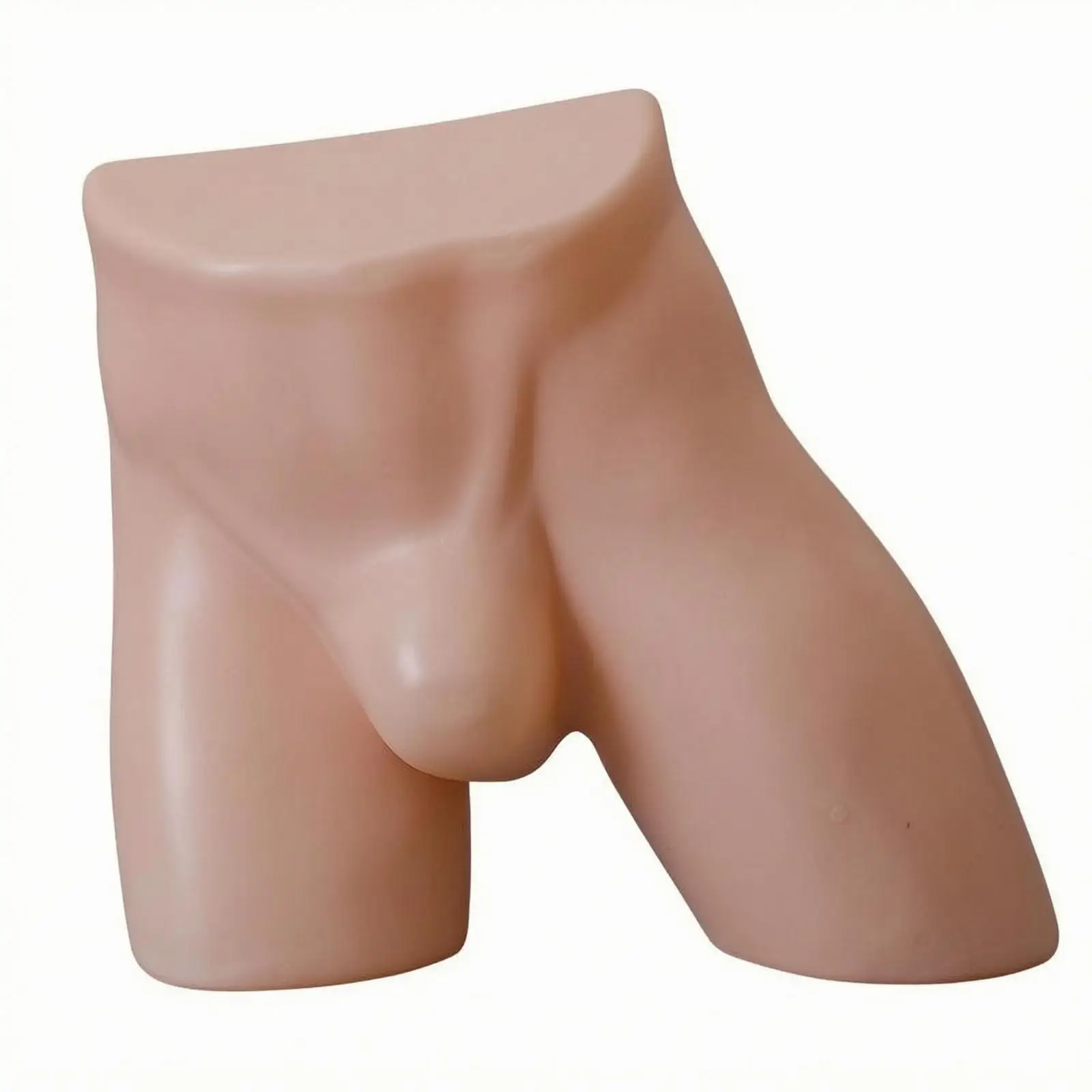 PE Plastic Underwear Display Form Male Torso Mannequin Lower Body for Mens Briefs Boxers Showcase Fitting Room Display Stand