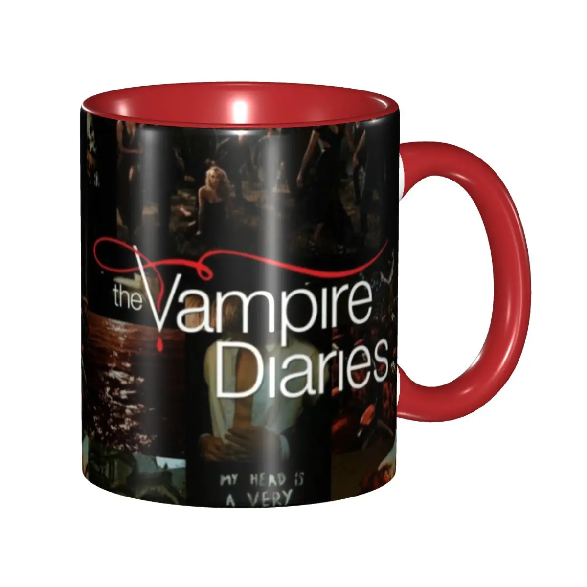 DIY The Vampire Diaries Keramiktasse, personalisierte Kaffeetassen, kreatives Geschenk