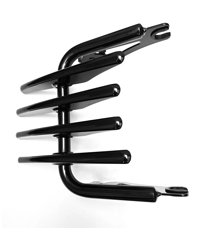 HCMT Gloss black Detachable Luggage Rack Compatible for Harley Touring Street /Road/Electra Glide Road King Ultra Limited 09-24