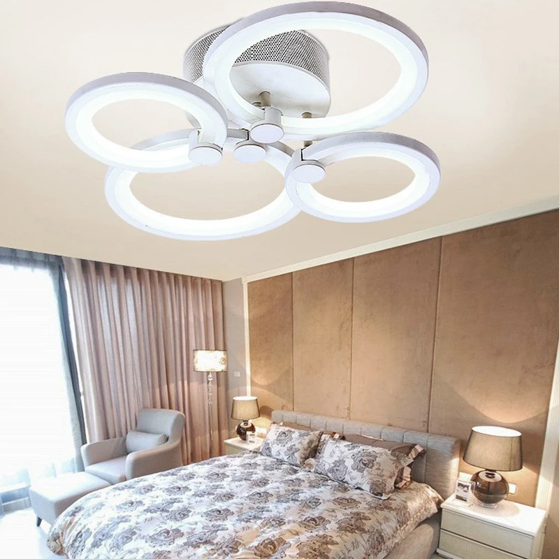 Fashion LED Ceiling Light Modern Pendant Light With Remote Control Creative Living Room Dining Study Interior Decoration Lamps