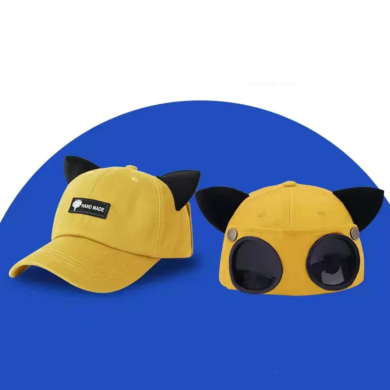 2026 Neue Mode Pilotenmütze Sommer Persönlichkeits-Brillen-Baseballkappe Unisex Trend Sonnenbrillen-Baseballkappe – Detail 10