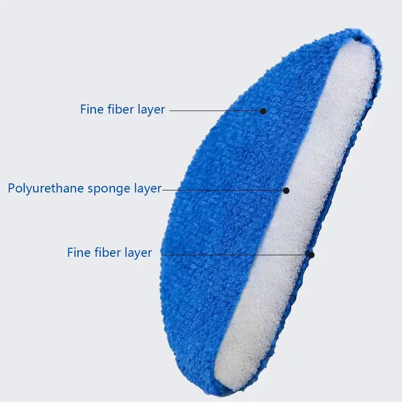 1/20PCS Microfiber Car Soft  Applicator Pads Remove Wax Auto Care Polish Foam Sponge Circular Car Washing tool