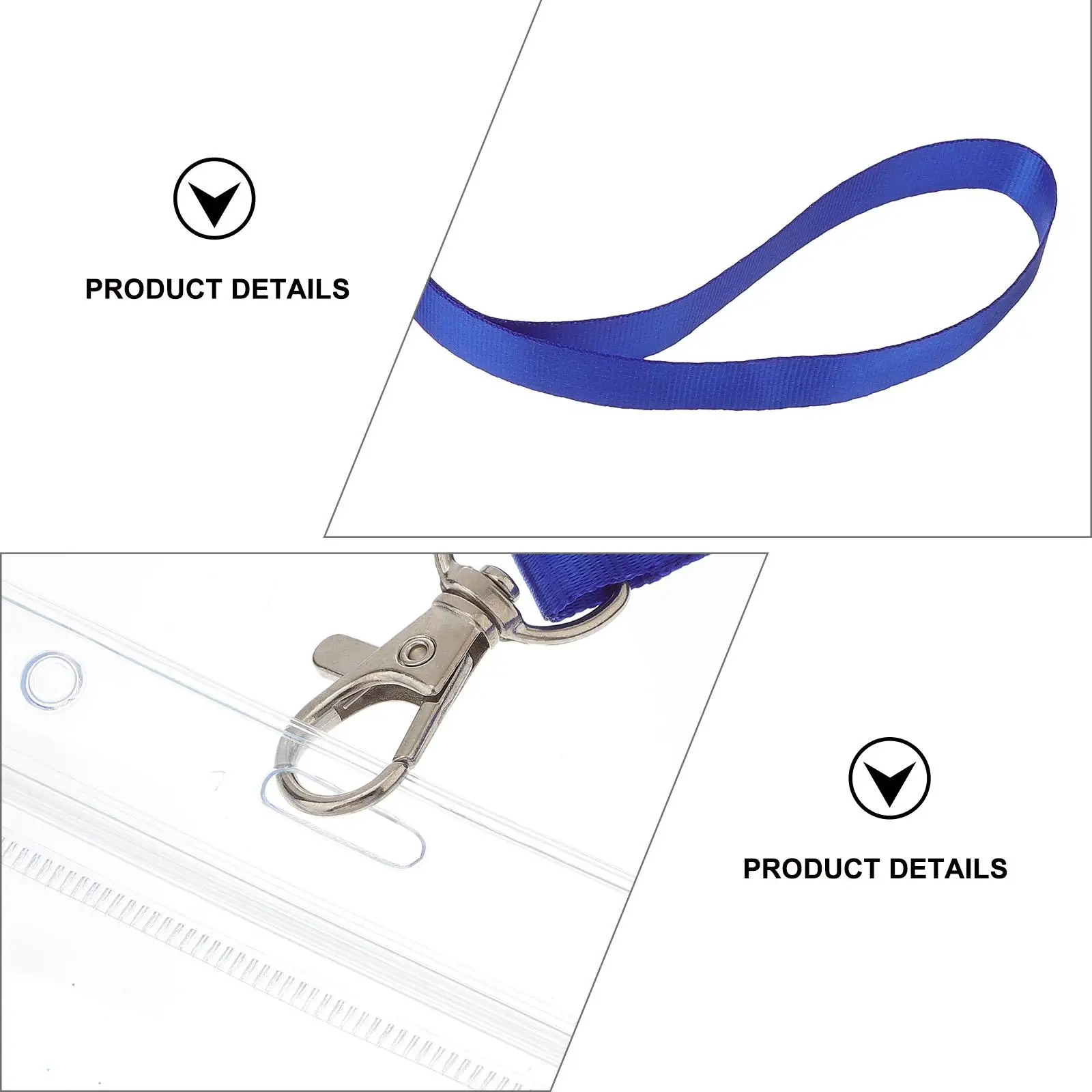 8 ชิ้นผู้ถือบัตรชุด ID ฝาครอบแท็กแขวนน้ําหนักเบาสัมภาระอุปกรณ์เสริม Storage Solution