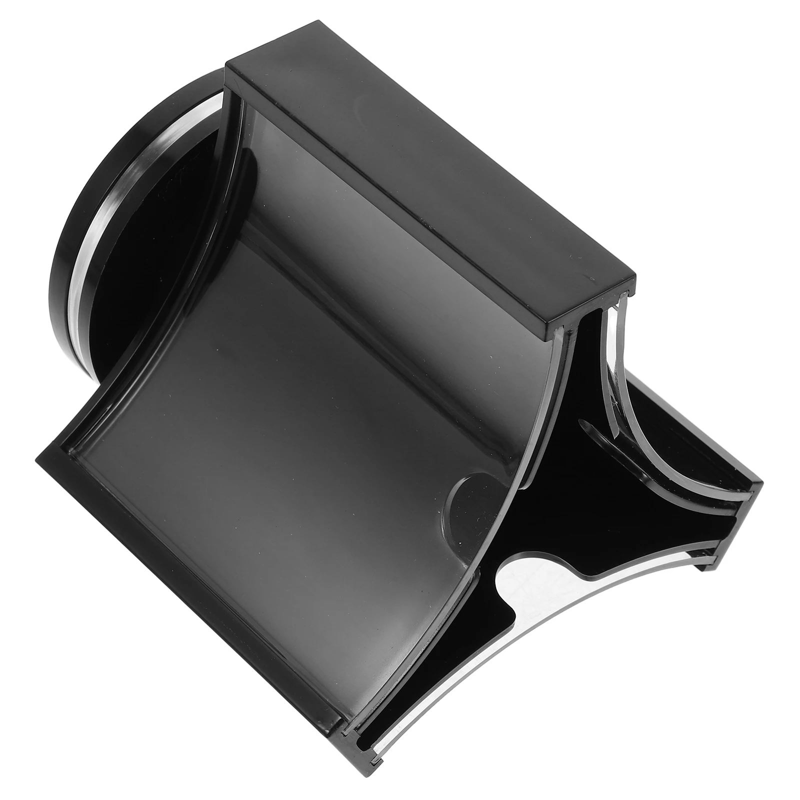Rotating Acrylic Sign Holder Clear Three-Sided Easy Viewing Menu Display Stand for Restaurants and Commercial Use