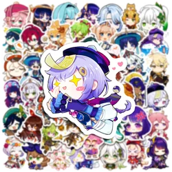 10/30/50PCS New 3.5 Genshin Impact Cute Anime Game Stickers Toy Cartoon Decals DIY Phone Laptop Skateboard Bike Car Kids Sticker