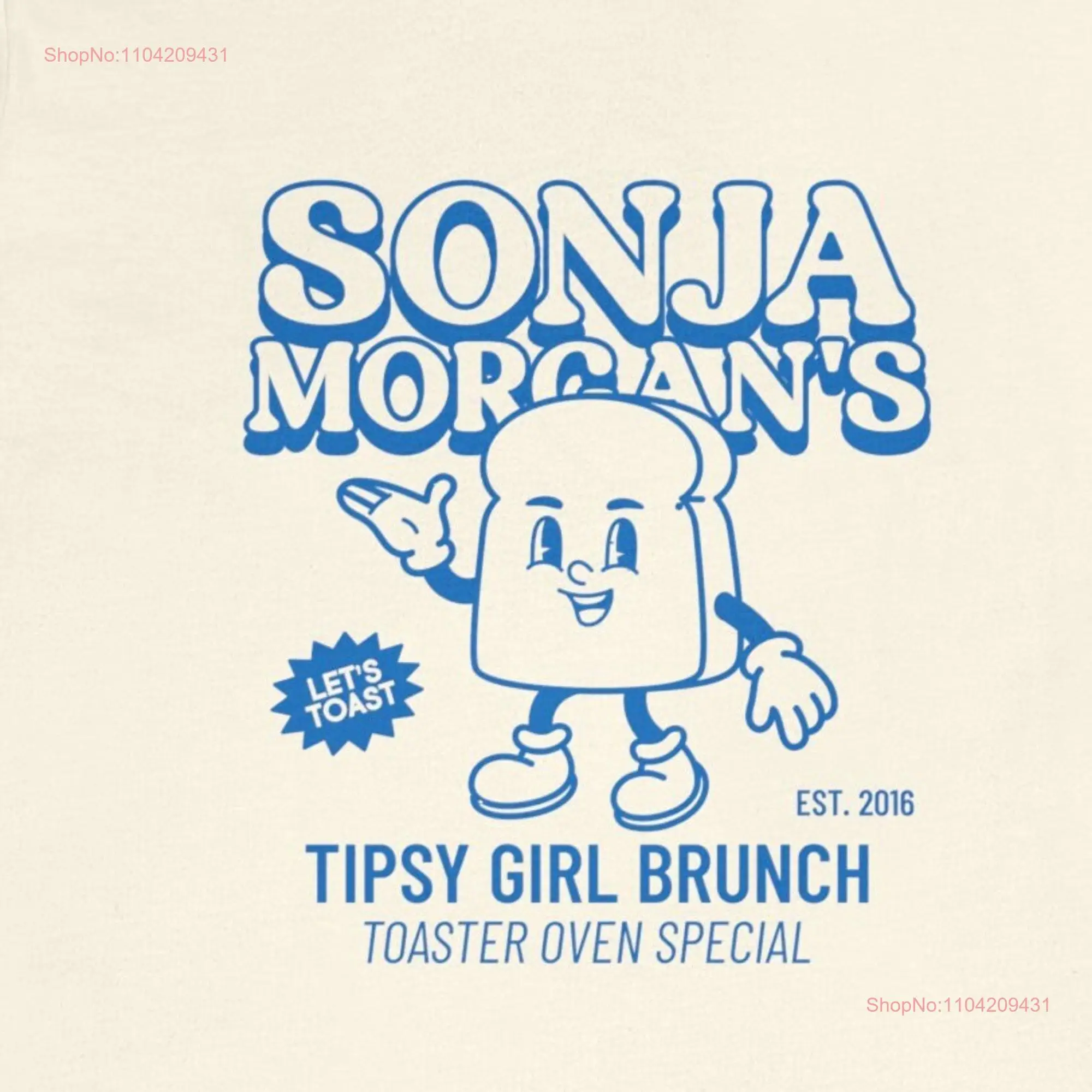 Sonja Morgan's Tipsy Girl Brunch T shirt RHOBH long or short sleeves