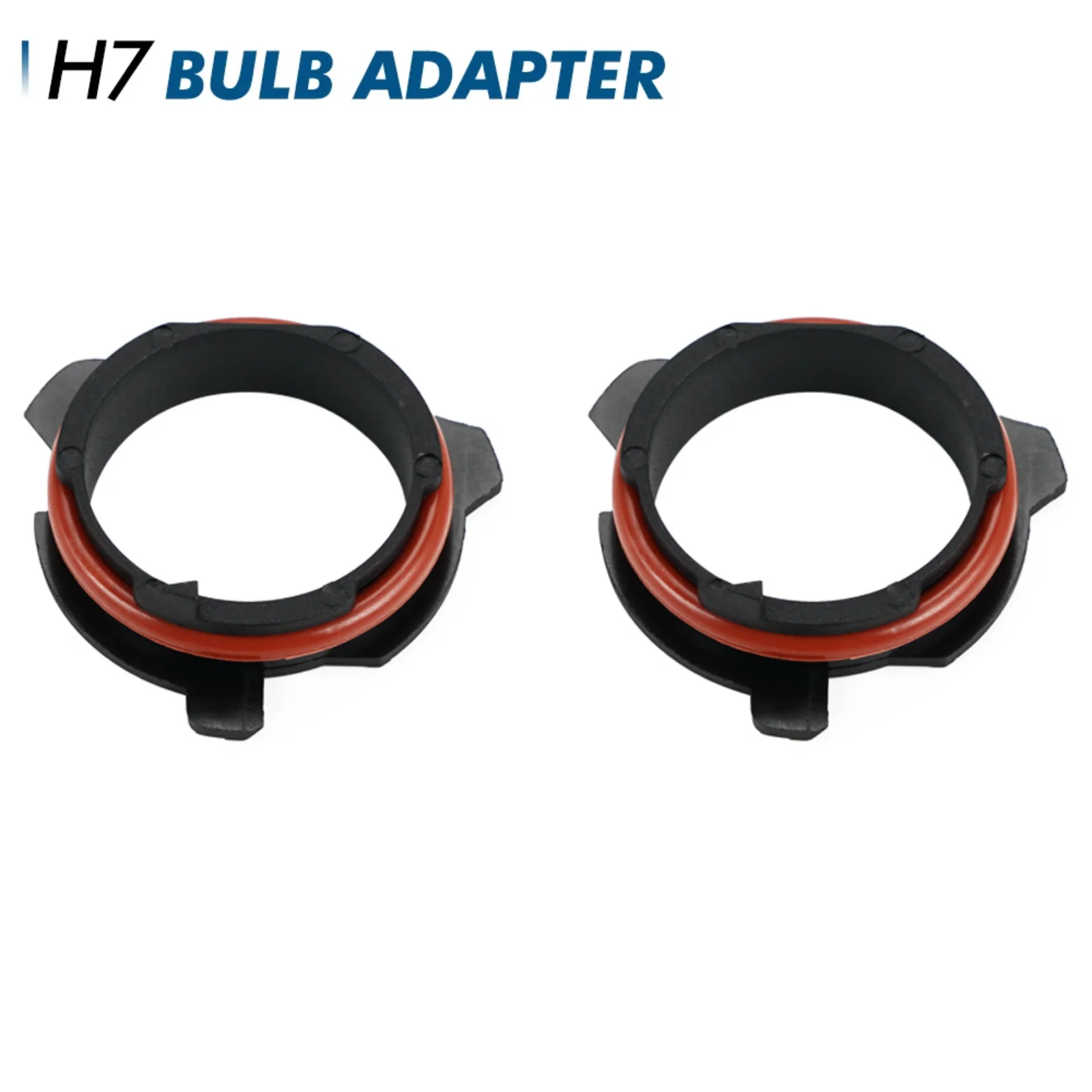 2X LED Headlight Bulb Base Adapter Socket Holder For BMW E39 5-Series Low Beam 1997-2004